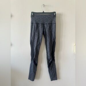 Womens Athleta grey mesh Leggings xsp XS  petite nwot